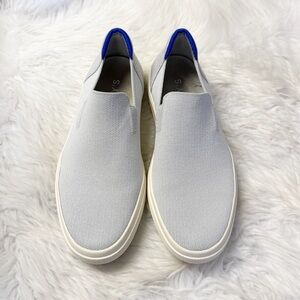 Rothy’s Original Slip-On Sneakers Light Gray Washable Women’s 8